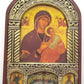 GREEK BYZANTINE RUSSIAN STYLE ORTHODOX ICON on WOOD of MOTHER OF GOD