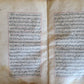 19th cent. HAND WRITTEN OTTOMAN SULTANS GUIDANCE LETTER MANUSCRIPT BOOK antique