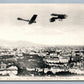 LYON RESTAURANT GAY FRANCE AIRPLANES ANTIQUE POSTCARD