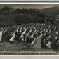 ITALIAN ARTILLERY CAMP in GRETO ANTIQUE REAL PHOTO POSTCARD RPPC