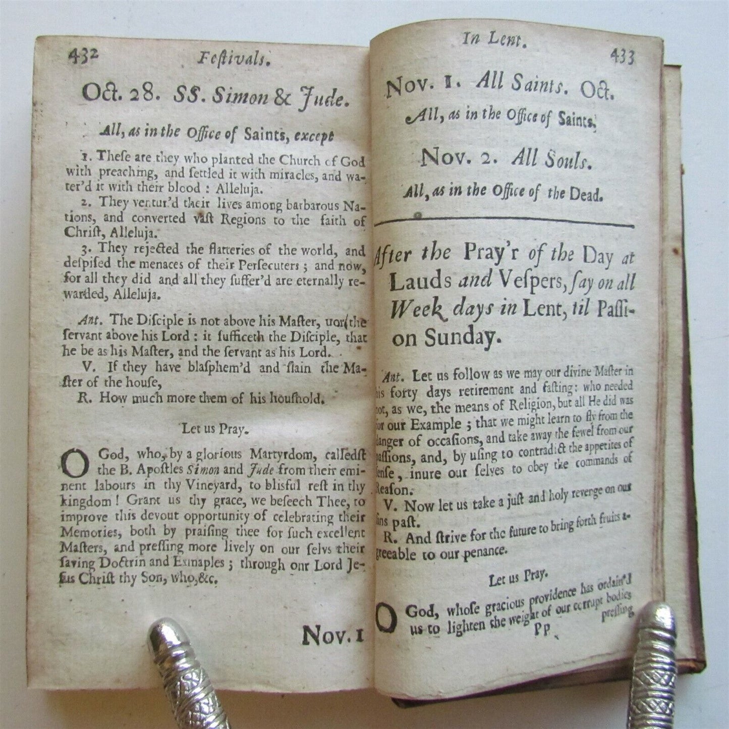 1672 Devotions First Part in Ancient Way of Offices John Austin antique ENGLISH