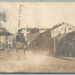 RYPIN POLAND STREET VIEW ANTIQUE REAL PHOTO POSTCARD RPPC
