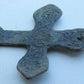 RUSSIAN 17th CENTURY ANTIQUE BRASS NECK CROSS icon