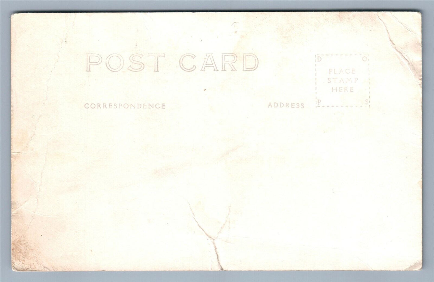 GRASSHOPER DRAWN PLOUGH EXAGGERATED FARMING ANTIQUE REAL PHOTO POSTCARD RPPC