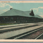 ASHTABULA OH RAILROAD STATION RAILWAY TRAIN DEPOT ANTIQUE POSTCARD