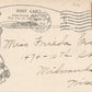 SCRANTON PA PUBLIC LIBRARY 1907 UNDIVIDED ANTIQUE POSTCARD
