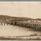 MACHIARSPORT ME MACHIAS BRIDGE ANTIQUE REAL PHOTO POSTCARD RPPC