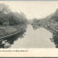 RAVEN ROCK NJ VIEW FROM RAILROAD STATION ANTIQUE POSTCARD