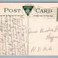 WASHINGTON PA CEMETERY ANTIQUE POSTCARD