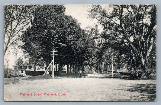 PLAINFIELD STREET CT ANTIQUE POSTCARD