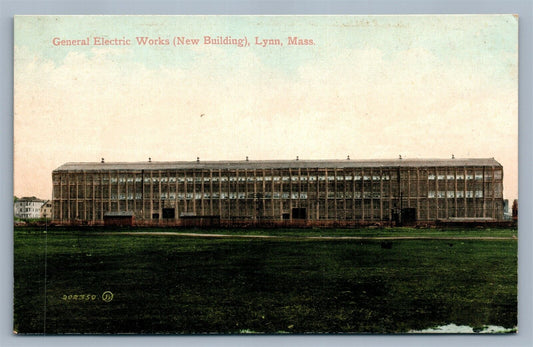 LYNN MA GENERAL ELECTRIC WORKS ANTIQUE POSTCARD