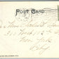 HACKENSACK NJ UNION STREET 1905 UNDIVIDED ANTIQUE POSTCARD