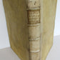 1734 VELLUM BOUND ANTIQUE FOLIO R.P. ALEXANDRI HISTORIA ECCLESIASTICA Vol. 7