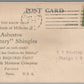 AMBLER PA ASBESTOS SHINGLES ADVERTISING ANTIQUE REAL PHOTO POSTCARD RPPC