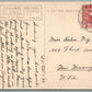 POLAND ARTIST SIGNED ANTIQUE POSTCARD w/ STAMP