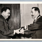 RUSSIAN MILITARY LEADER MARSHAL BUDENNII & BREZHNEV VINTAGE POSTCARD