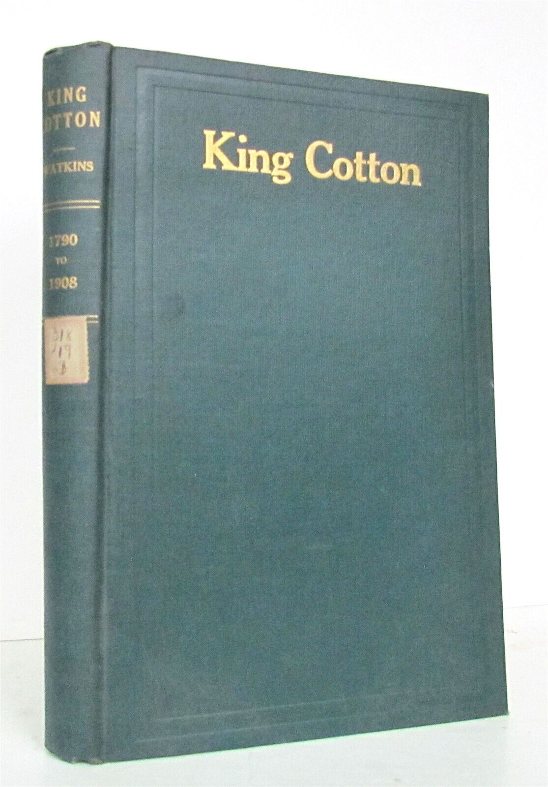 1908 KING COTTON HISTORICAL & STATISTICAL REVIEW J. WATKINS antique ILLUSTRATED