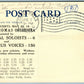 CEDAR FALLS IA GRAND MUSIC FESTIVAL ORCHESTRA ADVERTISING ANTIQUE POSTCARD