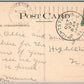 PRINCETON NJ WERTLANDS CLEVELAND HOME 1906 ANTIQUE POSTCARD