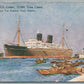 STEAMSHIP P. & O. R.M.S. CORFU ANTIQUE POSTCARD