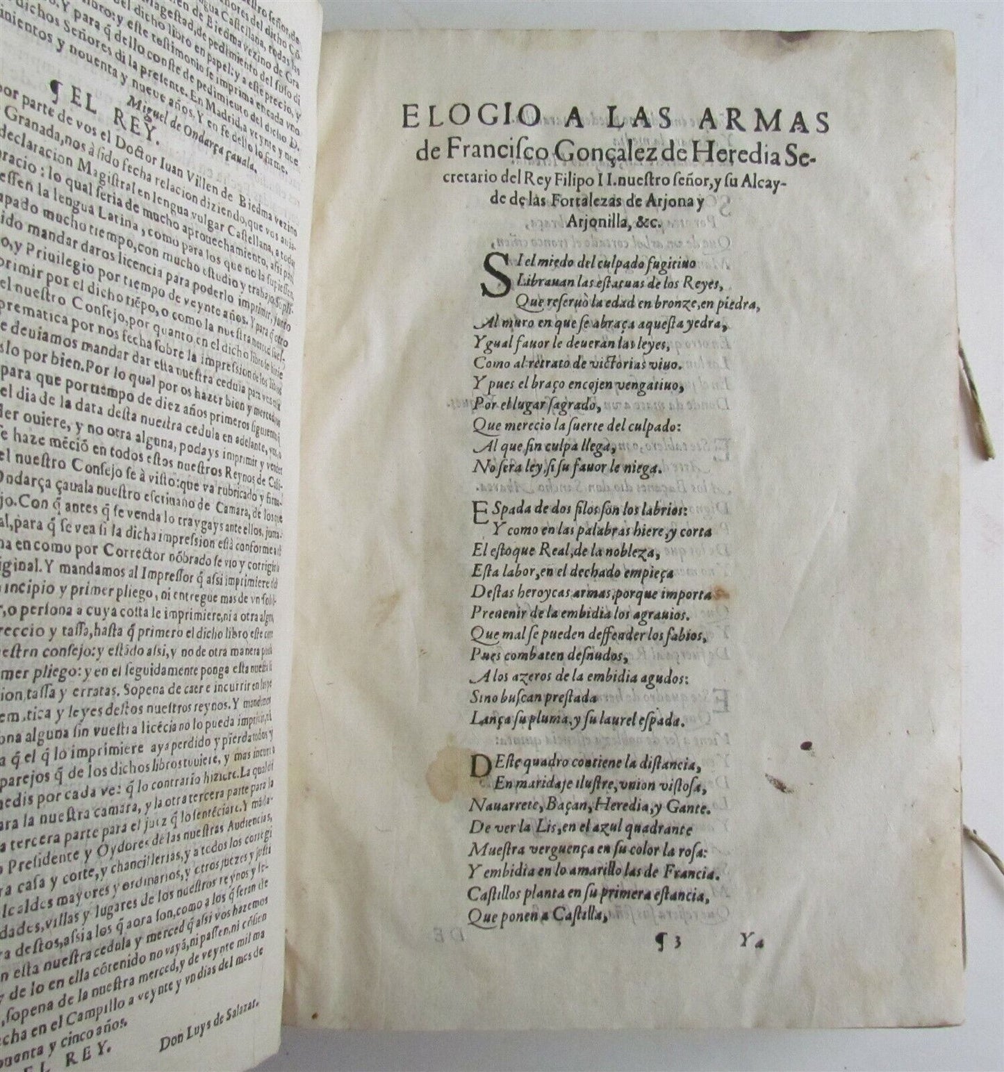 1599 HORACE WORKS in SPANISH antique POETRY VELLUM Q. HORATII FLACCI V.de Biedma