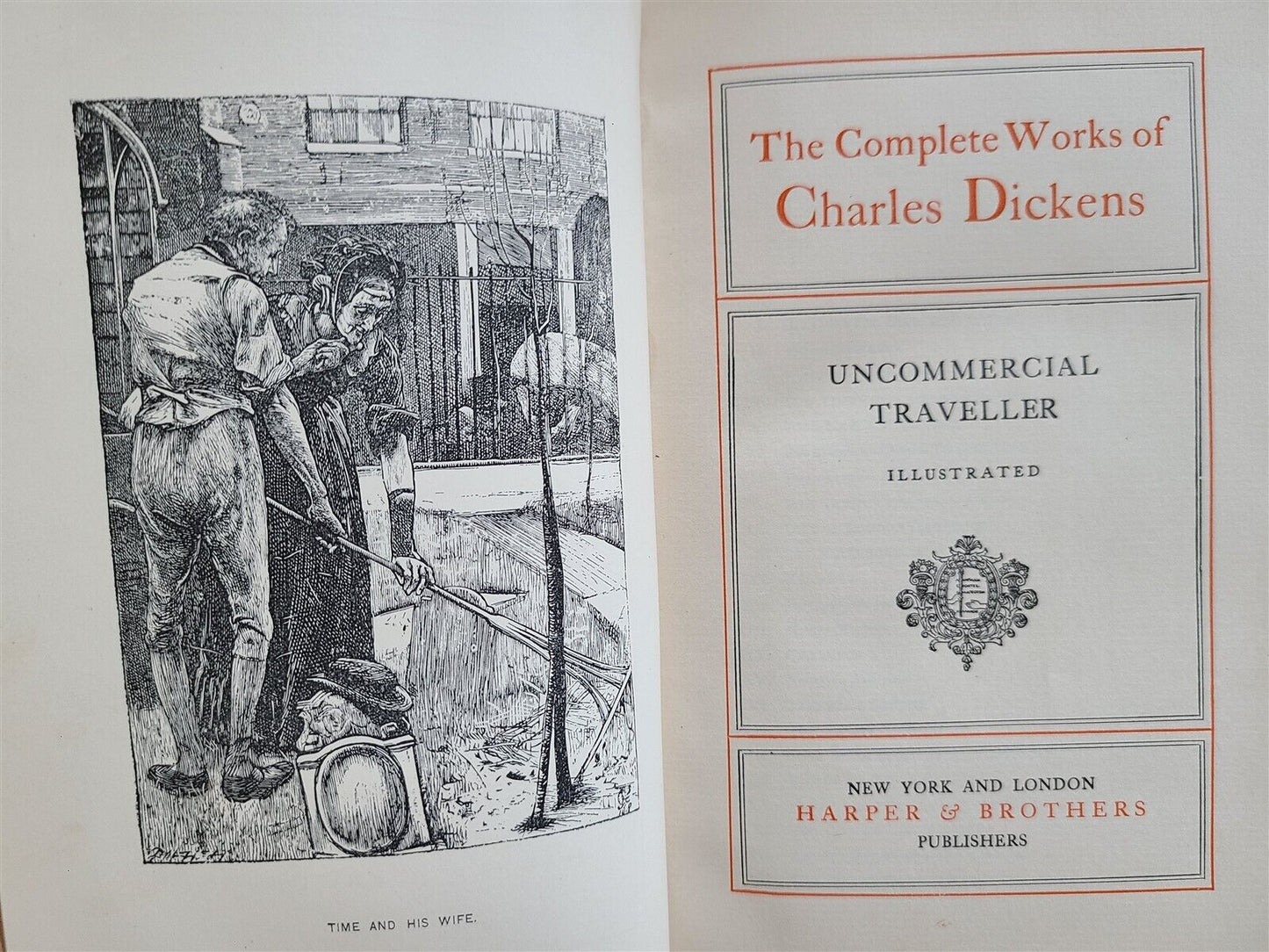 1900 COMPLETE WORKS of CHARLES DICKENS antique 30 VOLUMES in ENGLISH