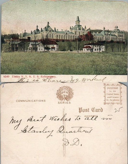 ANTIQUE POSTCARD ELMIRA N.Y. N.Y.S. REFORMATORY