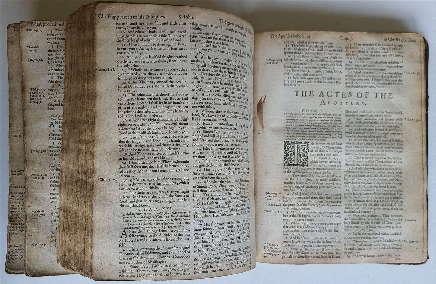 1629/1630 BIBLE in ENGLISH antique printed by Bonham Norton & John Bill