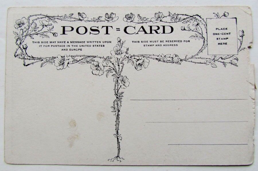 ANTIQUE POSTCARD OLD JOHN HARRIS MANSION ON SOUTH FRONT STREET HARRISBURG PA