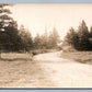 PEMAQUID PT. ME ROAD FROM HOTEL ANTIQUE REAL PHOTO POSTCARD RPPC