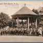 FORT SLOCUM NY MUSIC BAND 1917 ANTIQUE POSTCARD