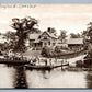 CHESTER ENGLAND ECCLESTON FERRY ANTIQUE POSTCARD