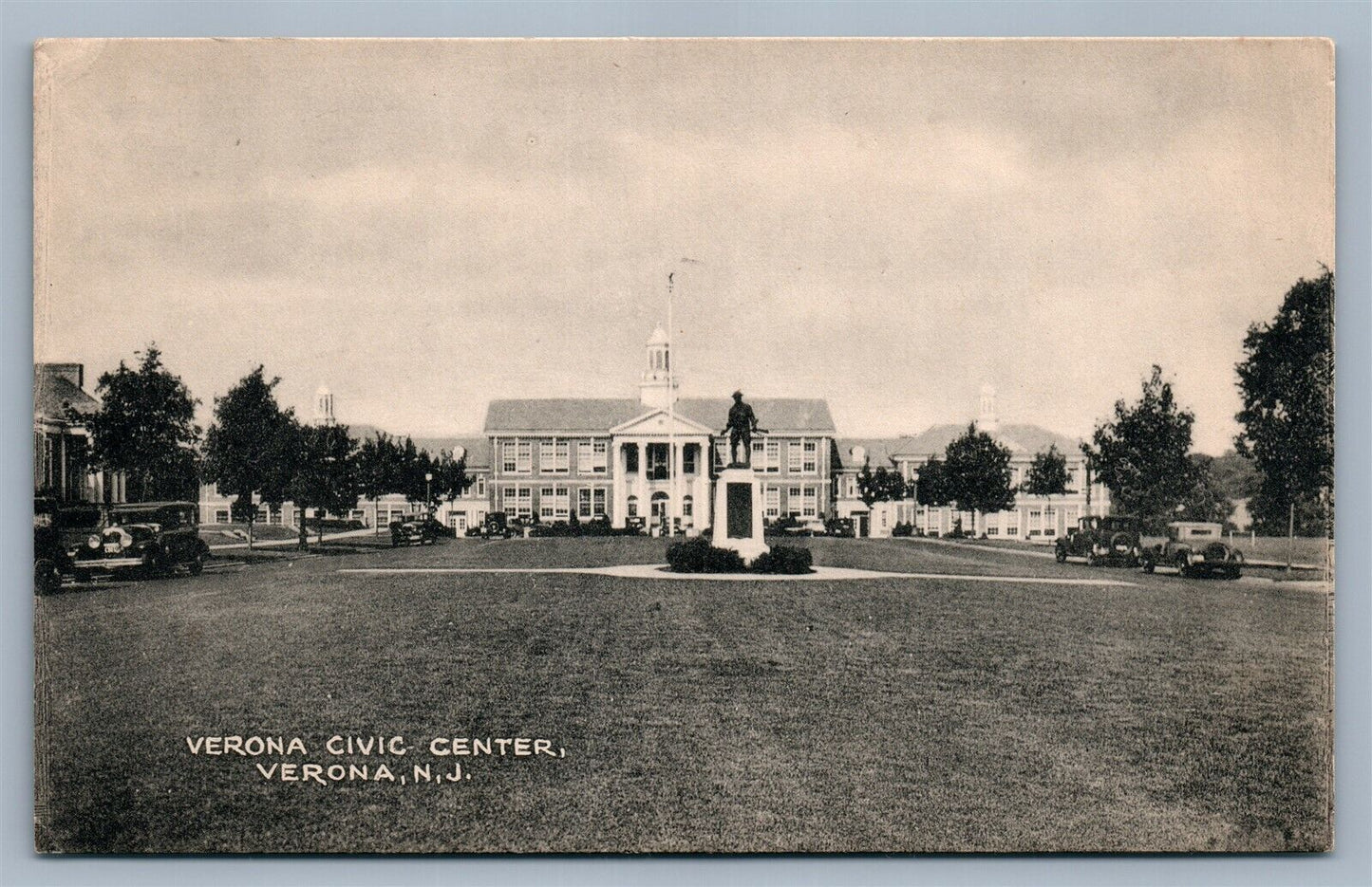 VERONA NJ CIVIC CENTER ANTIQUE POSTCARD