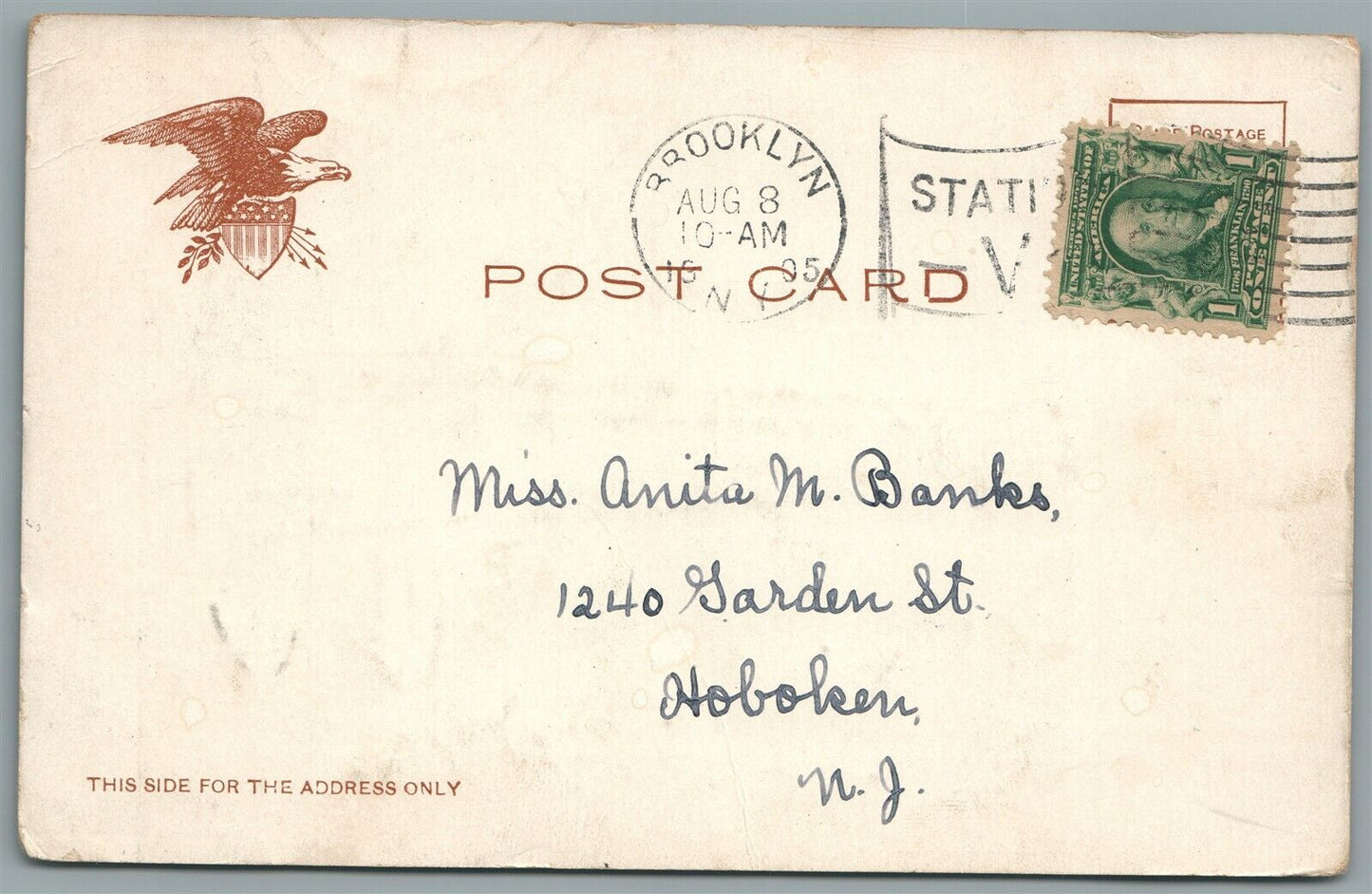 CONEY ISLAND NY REVOLVING AIR SHIP TOWER BROOKLYN STEEPLECHASE ANTIQUE POSTCARD