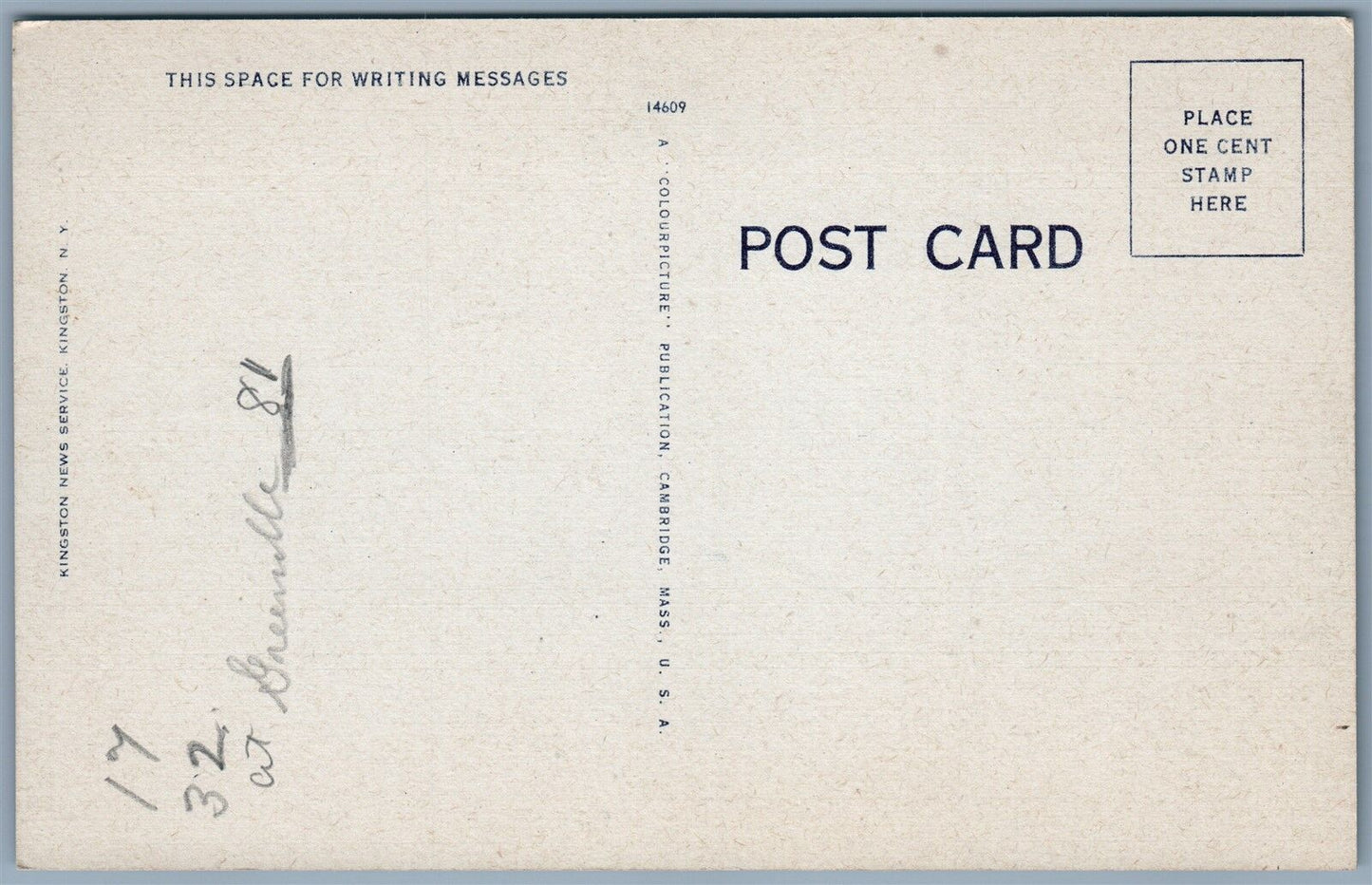 GREENVILLE NY JESSE'S BREEZY KNOLL VINTAGE POSTCARD