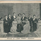 MIDGET THEATRE TINY TOWN CITIZENS ANTIQUE POSTCARD