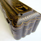 CHINESE or JAPANESE ANTIQUE ORIENTAL ASIAN LACQUER BOX w/ LOCK asian