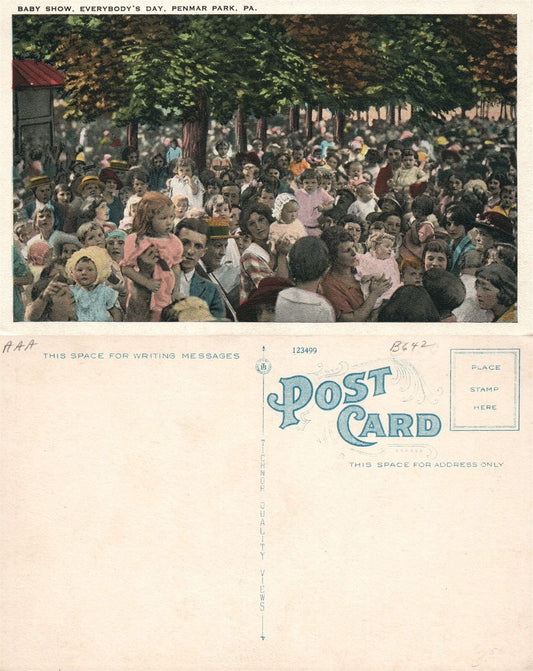 PENMAR PARK PA BABY SHOW ANTIQUE POSTCARD