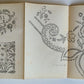 1856 LE ORE CASALINGHE antique FASHION DESIGNS ILLUSTRATED in ITALIAN