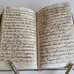 19th CENTURY FRENCH MANUSCRIPT BOOK antique De nos saintes constitutions 330 pp