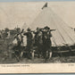 PINE CAMP NY SQUAD OF ENGINEERS CORPS ANTIQUE POSTCARD