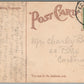 HERRICK CENTRE PA GREETINGS ANTIQUE POSTCARD
