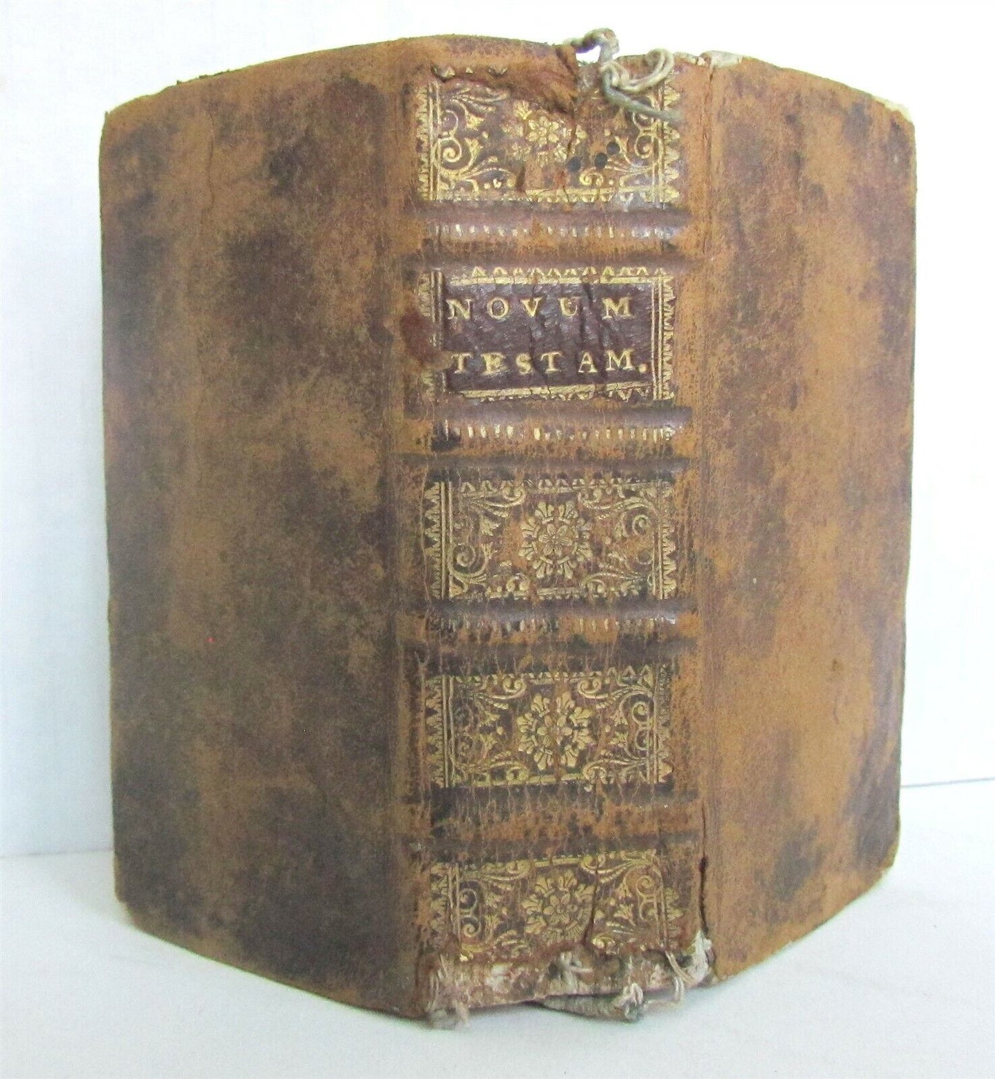 1688 GREEK BIBLE NEW TESTAMENT antique NOVUM TESTAMENTUM