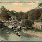 DETROIT MI BELLE ISLE CANOES ANTIQUE POSTCARD