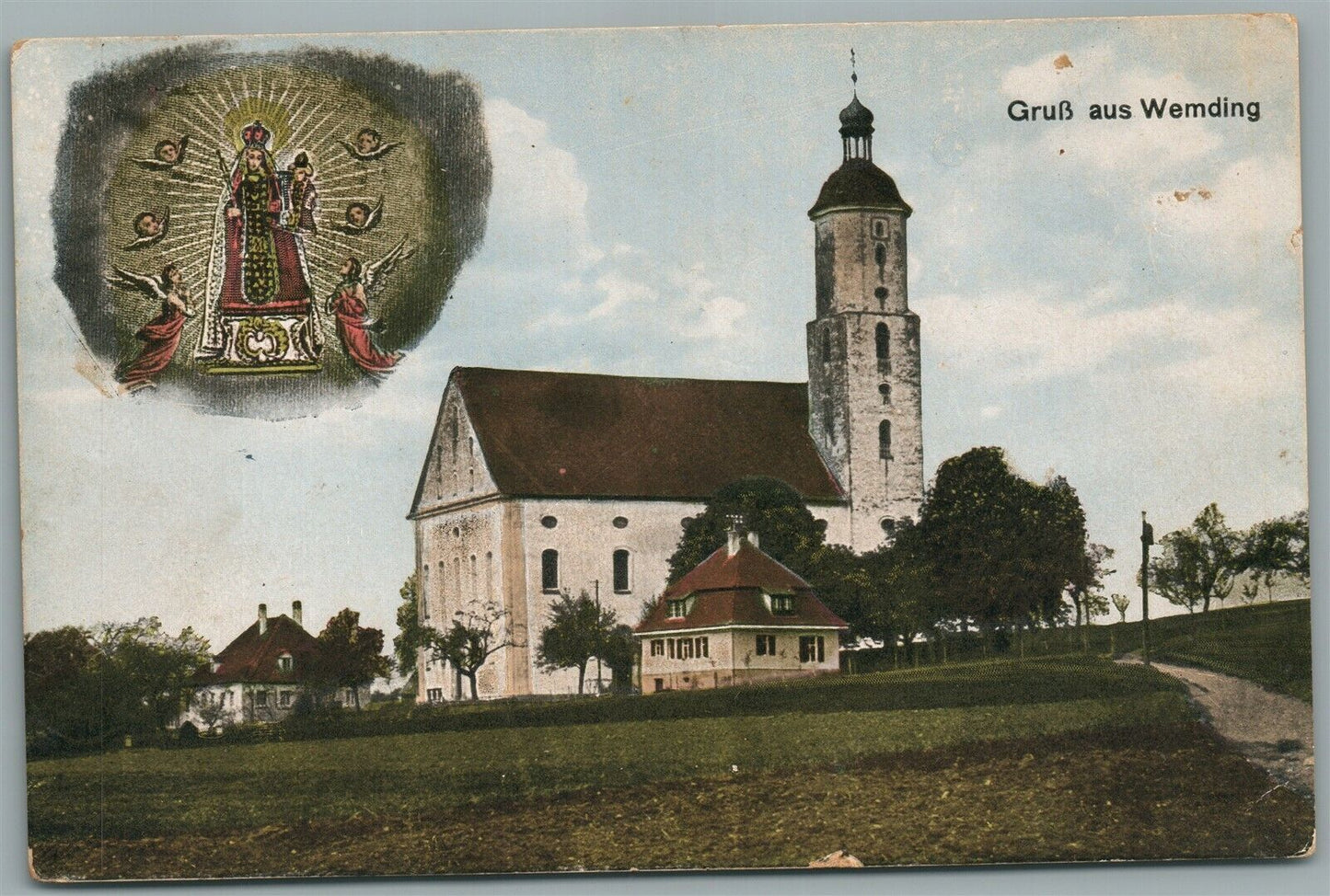 WEMDING GERMANY ANTIQUE POSTCARD