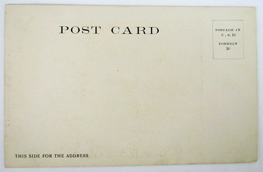 ANTIQUE UNDIVIDED POSTCARD STEPHEN GIRARD'S HOME MOUNT HOLLY N.J.