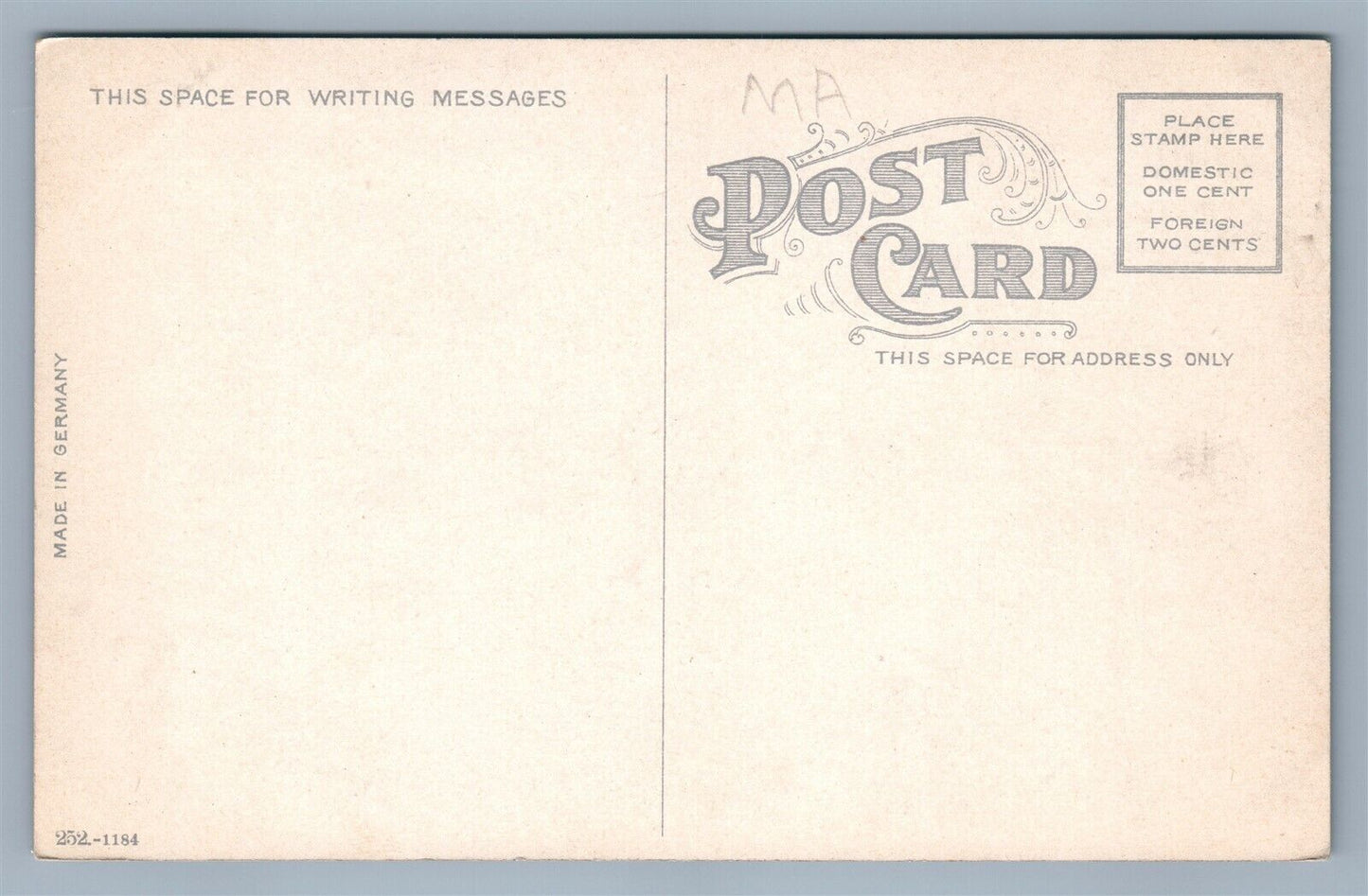 BROCKTON MA R.R. RAILROAD STATION ANTIQUE POSTCARD RAILWAY DEPOT