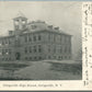 CREIGSVILLE NY HIGH SCHOOL ANTIQUE POSTCARD