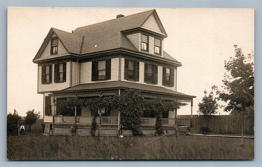 NEW JERSEY ? ESTATE ANTIQUE REAL PHOTO POSTCARD RPPC