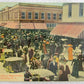 SUNDAY PARADE ON BOARDWALK ATLANTIC CITY N.J. ANTIQUE 1910 POSTCARD